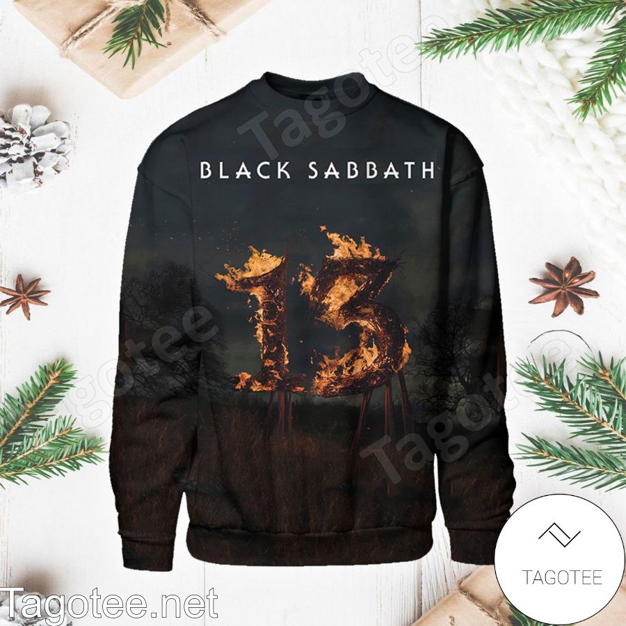 Black Sabbath 13 Album Cover Long Sleeve Shirt