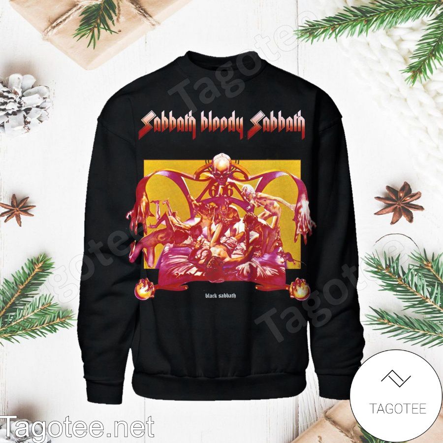Black Sabbath Bloody Sabbath Album Cover Long Sleeve Shirt