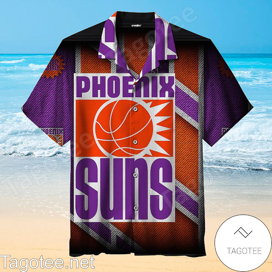 1970 Phoenix Suns Basketball Art Hawaiian Shirt