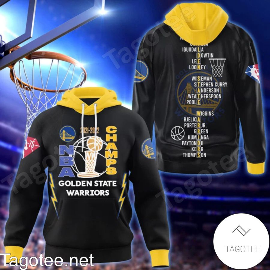 2021-2022 Nba Champs Golden State Warriors 3D Shirt, Hoodie, Sweatshirt a