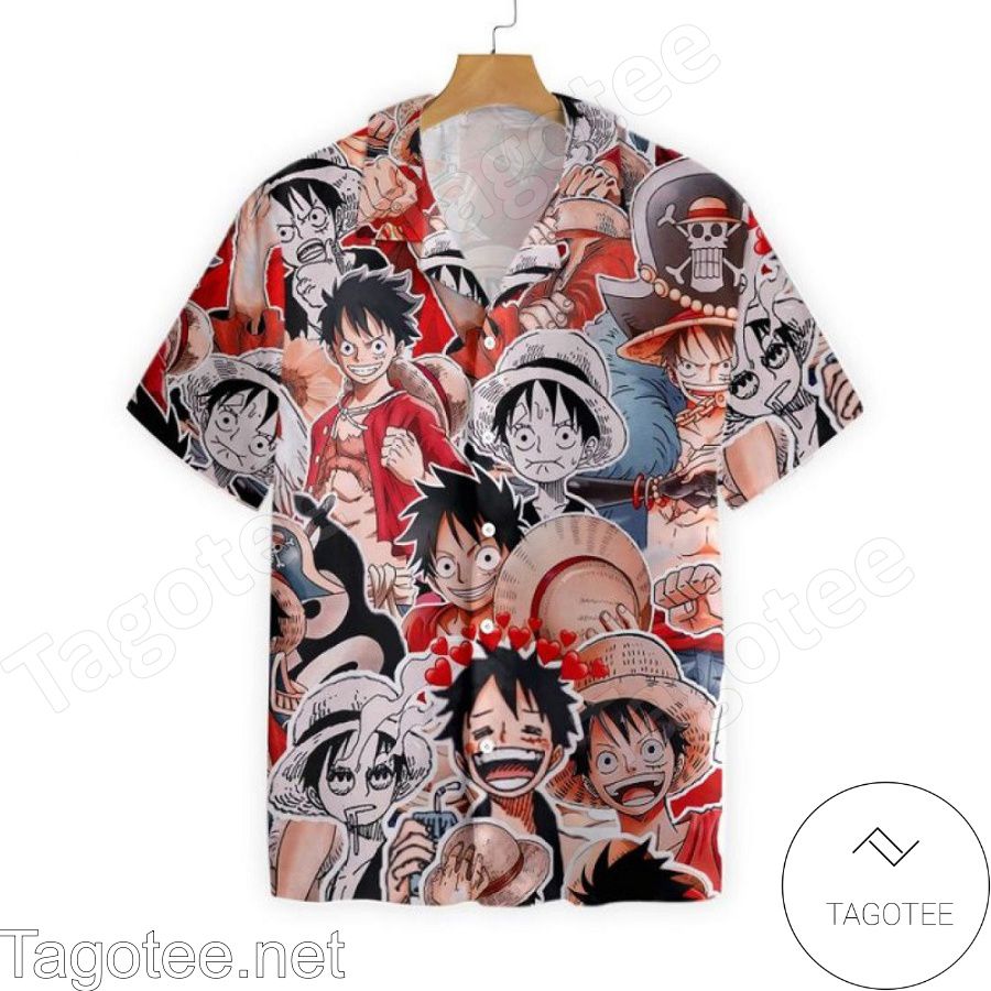 50 Shades of Luffy One Piece Hawaiian Shirt And Short