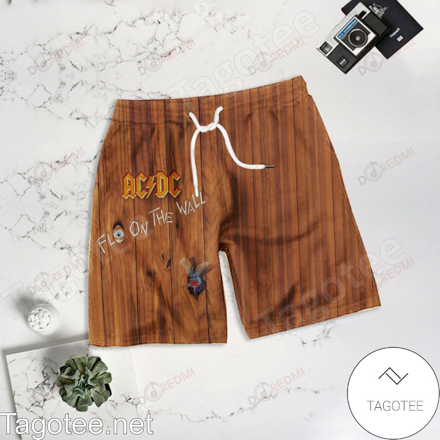 Ac Dc Fly On The Wall Album Cover Shorts