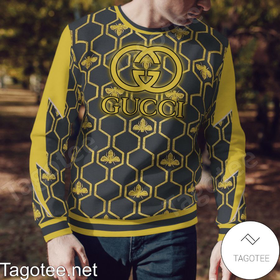 Gucci Bee Hive Pattern Sweater a